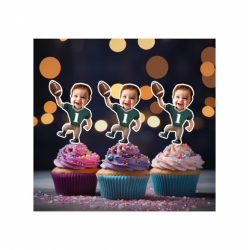 DOĞUM GÜNÜ KÜRDAN SÜS CUPCAKE SÜS KİŞİYE ÖZEL KÜRDAN (10 ADET)