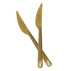 Gold Plastik Bıçak - 8 Adet
