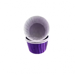 Mor Cupcake Kek Kapsülü - 8 Adet