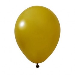 Hardal Baskısız Lateks Balon - 5 Adet
