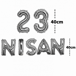 23 Nisan Özel Folyo Balon Set