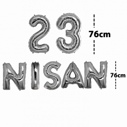 23 Nisan Özel Folyo Balon Set