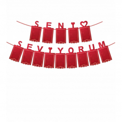 Seni Seviyorum Foto Banner 1.54 cm