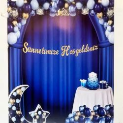 Sünnetime Hoşgeldiniz Gold Kaligrafi Yazı