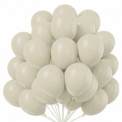 Kum Rengi Baskısız Lateks Balon 5 Adet