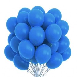 Mavi Baskısız Lateks Balon -100 Adet