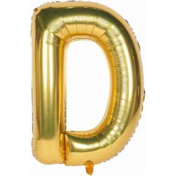 D Harfi Gold Folyo Balon 76 cm 