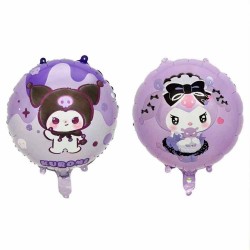 Kuromi Yuvarlak Folyo Balon 