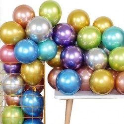 Krom Parlak Balon - 50 Adet