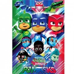 Pj Masks Boyama Kitabı (Çıkartma+Maskeli)