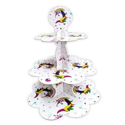 Unicorn Temalı Cupcake Kek Standı