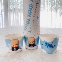 Baby Boss Temalı Cupcake Kapsülü - 8 Adet