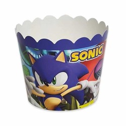 Sonic Temalı Cupcake Kapsülü - 8 Adet