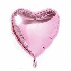 Pembe Kalp Folyo Balon - 40 cm