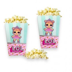 Lol Bebek Temalı Mısır Popcorn Kutusu - 8 Adet