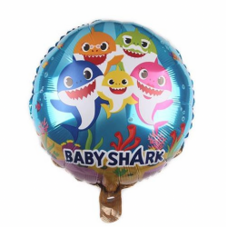 Baby Shark Yuvarlak Folyo Balon