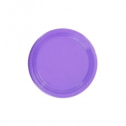 Mor Plastik Tabak 22 cm - 8 Adet