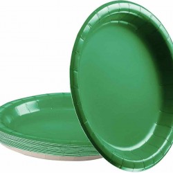 Yeşil Karton Tabak - 8 Adet